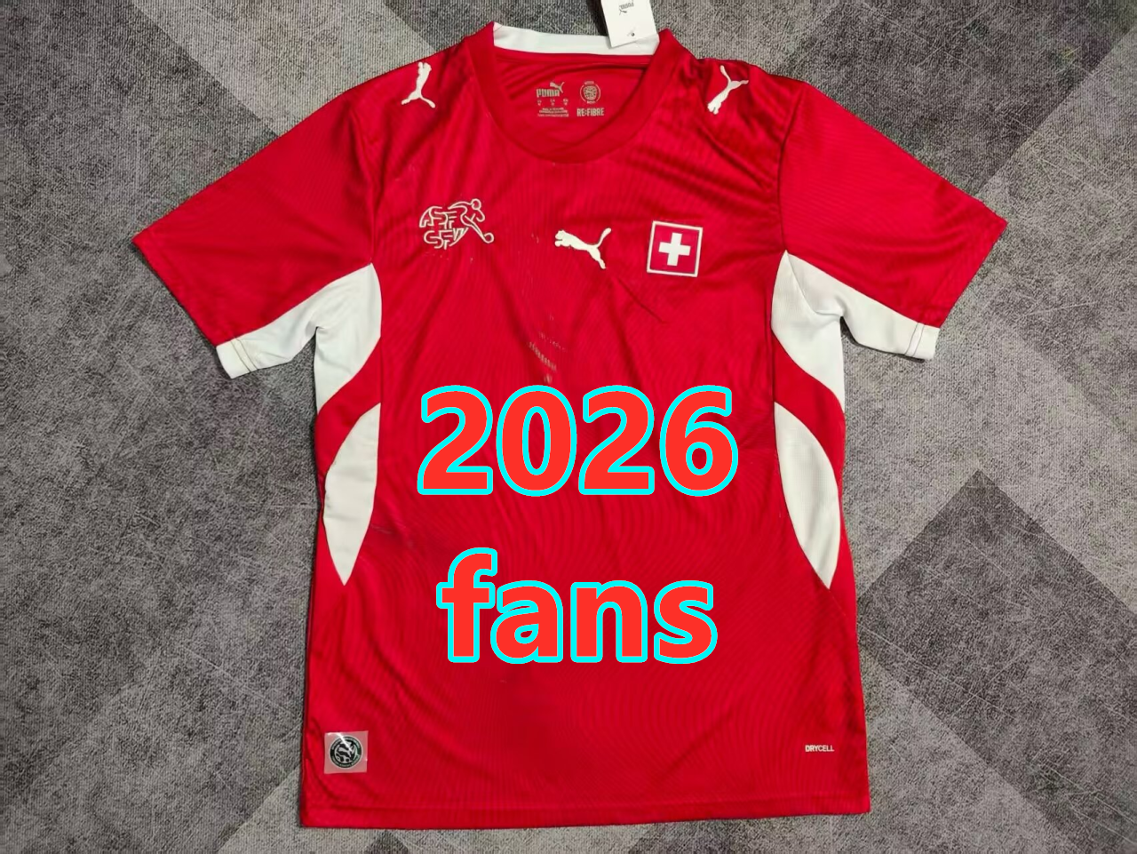 Maillot domicile Suisse 2026 (version supporter)