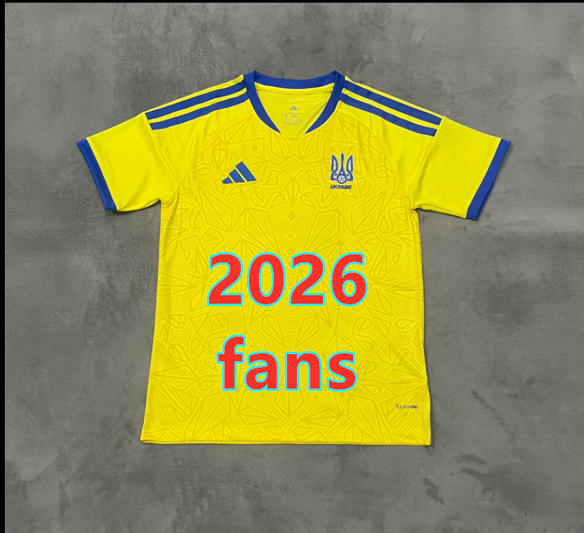 Maillot domicile Ukraine 2026 (version supporter)