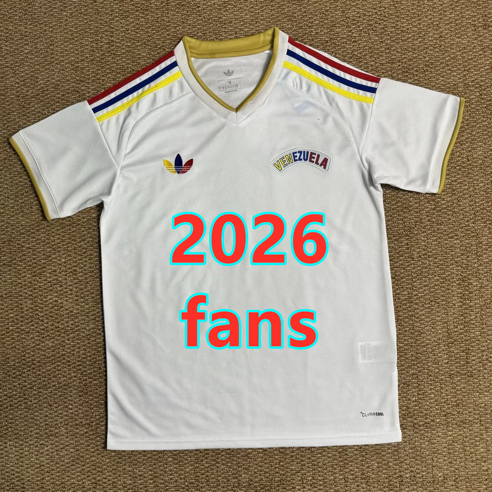 Maillot extérieur Venezuela 2026 (version supporter)