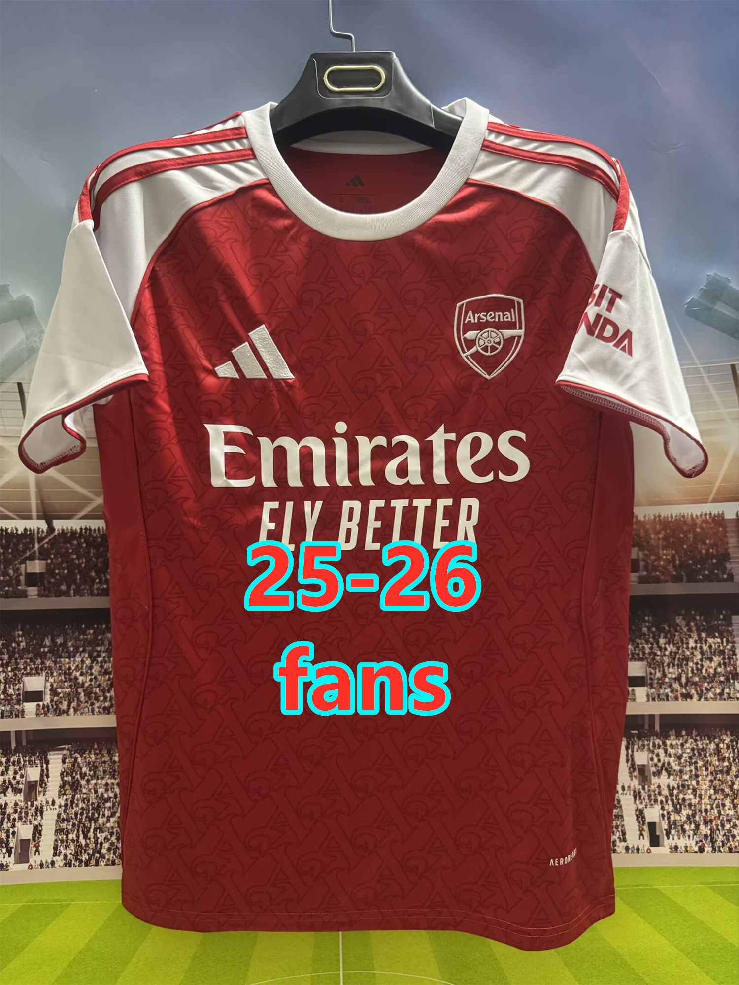 Maillot domicile Arsenal 25-26 (version supporter)