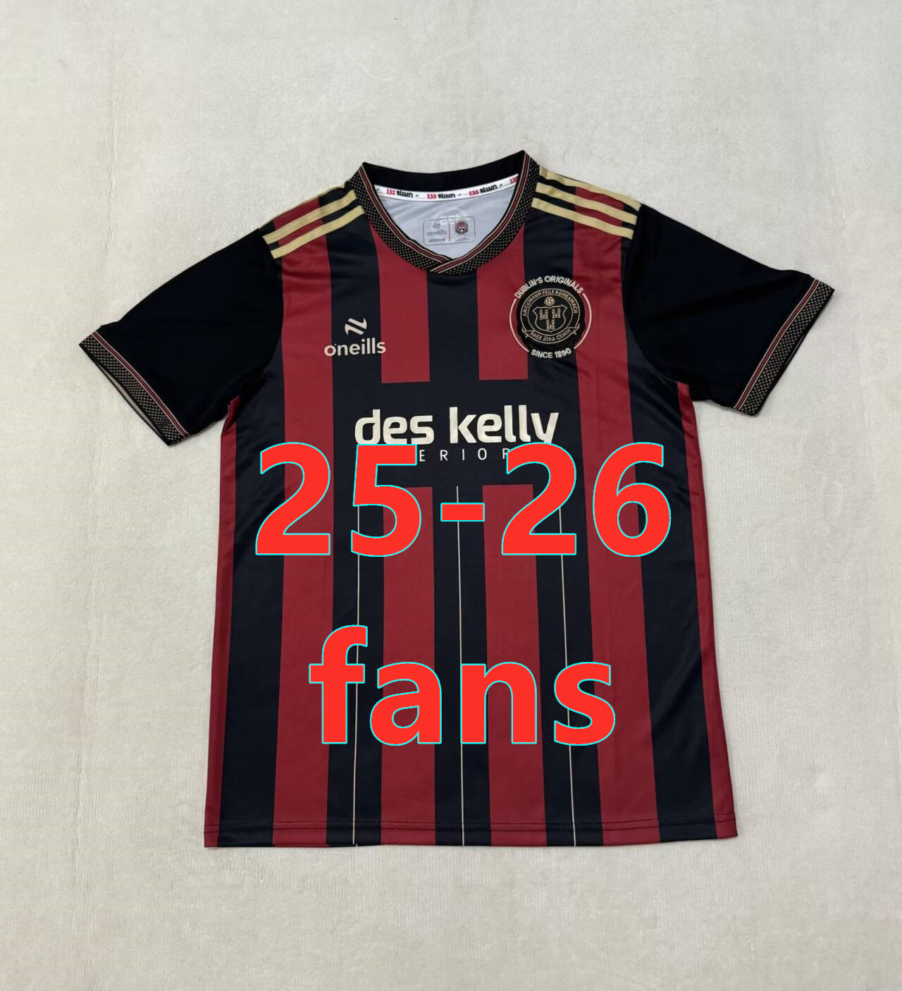 Maillot domicile Bohemian 25-26 (version supporter)