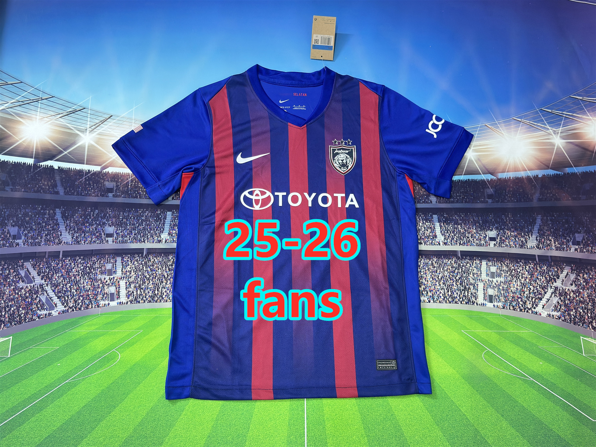 Maillot domicile Johor DT 25-26 (version supporter)