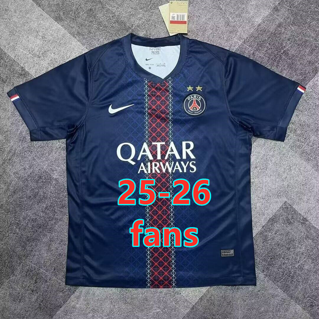 Maillot domicile Paris PSG 25-26 2 étoiles (version supporter)