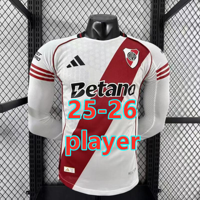 Maillot domicile River Plate 25-26 manches longues (version joueur)
