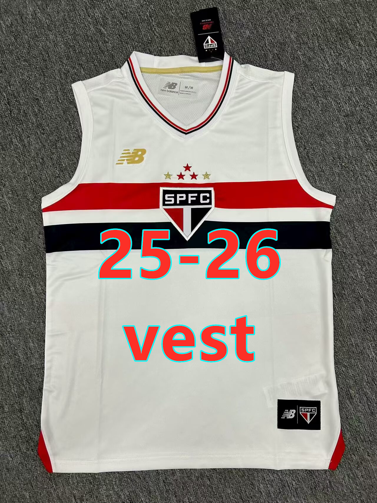 Maillot domicile Sao Paulo 25-26 débardeur (version supporter)