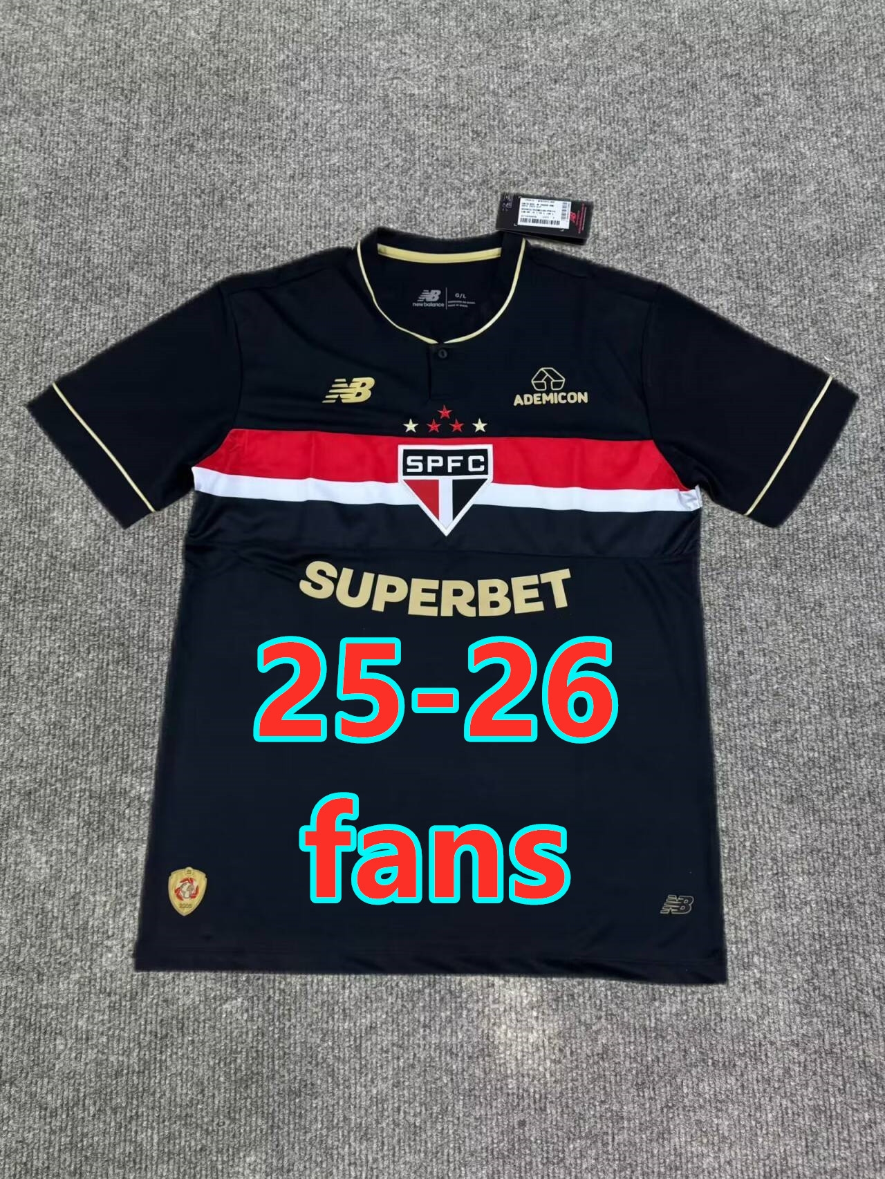 Maillot third Sao Paulo 25-26 (version supporter)