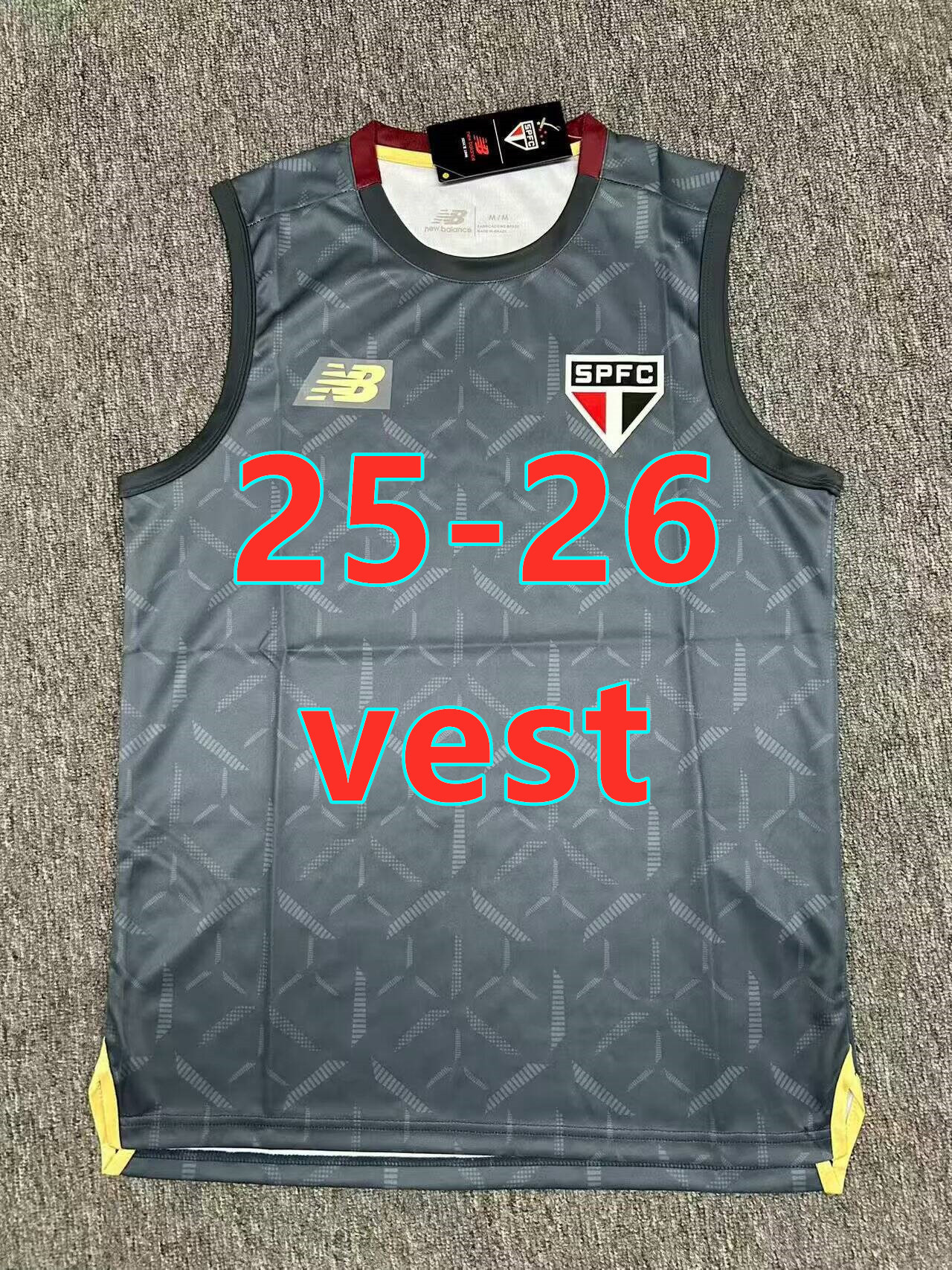 Maillot Sao Paulo 25-26 entraînement débardeur