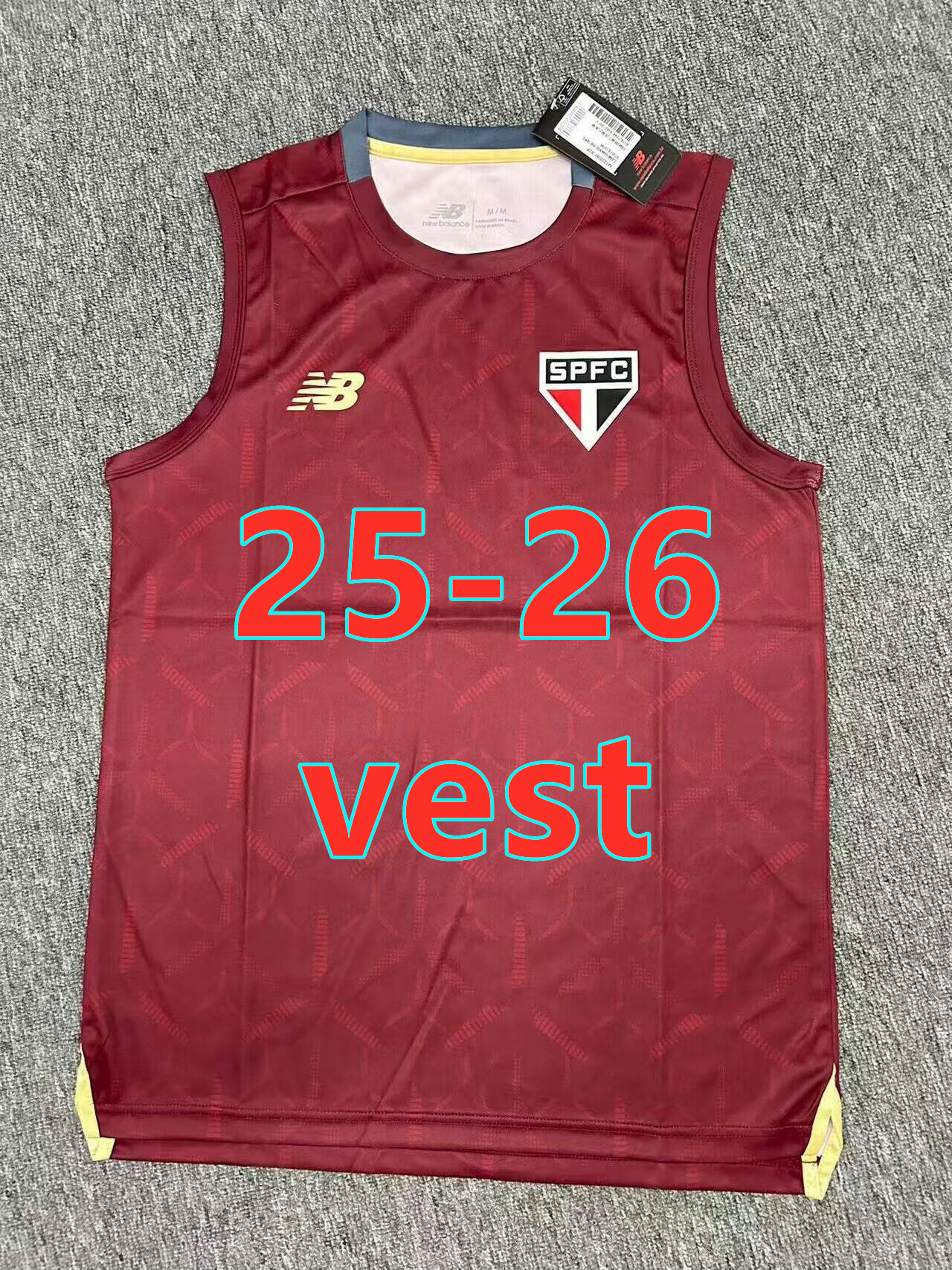 Maillot Sao Paulo 25-26 entraînement débardeur