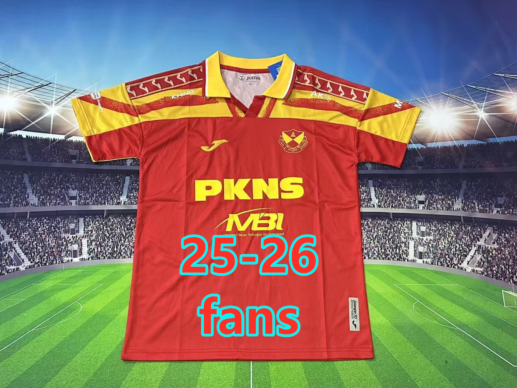 Maillot domicile Selangor 25-26 (version supporter)