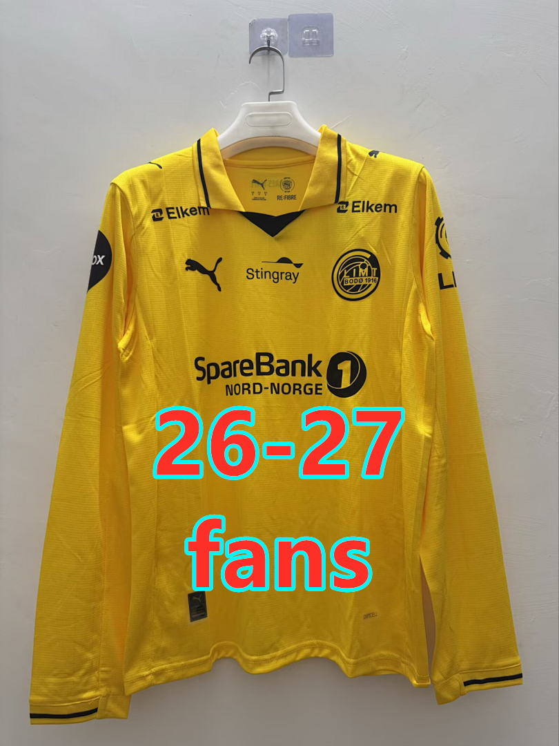 Maillot domicile Bodø/Glimt 26-27 manches longues (version supporter)
