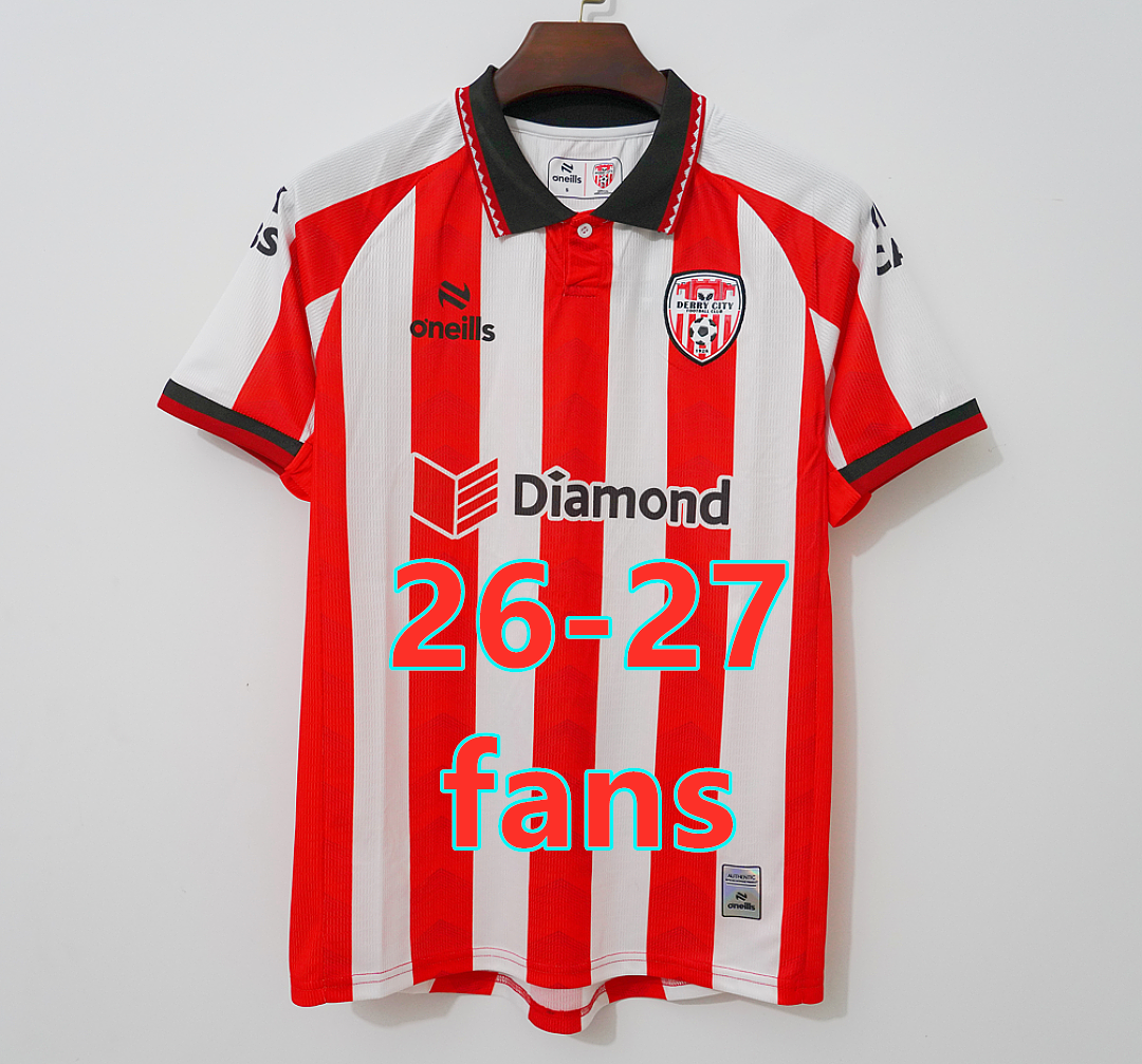 Maillot domicile Derry City 26-27 (version supporter)