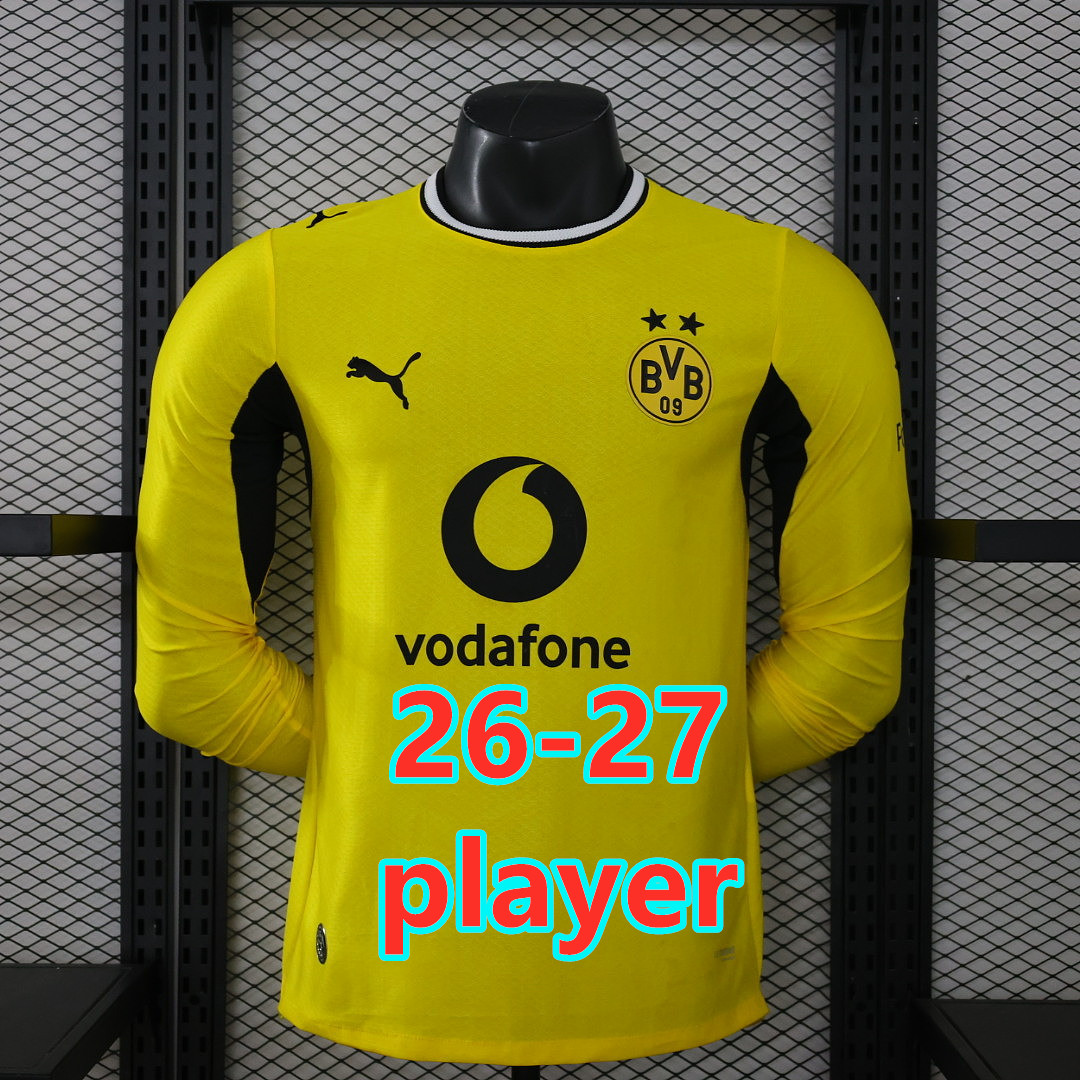 Maillot domicile Dotmund 26-27 manches longues (version joueur)