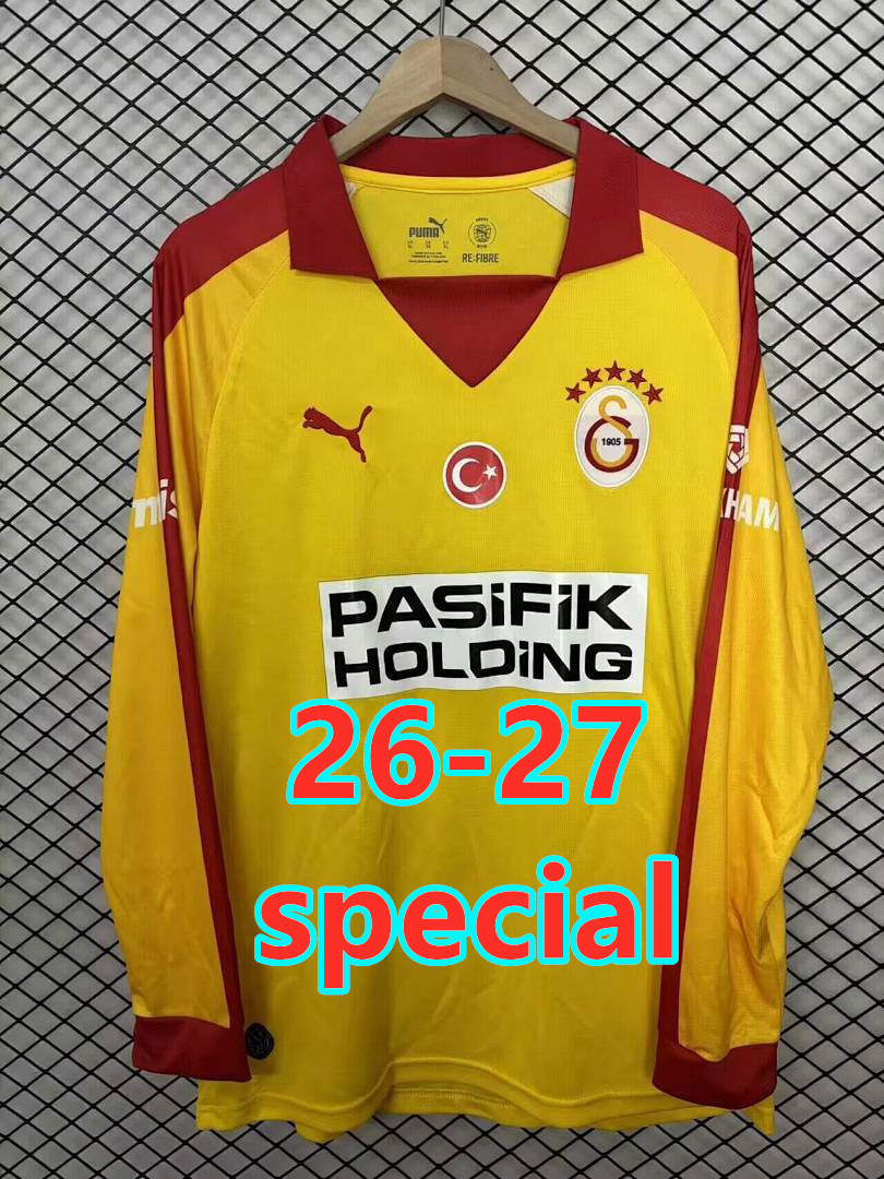 Maillot spécial Galatasaray 26-27 manches longues (version supporter)