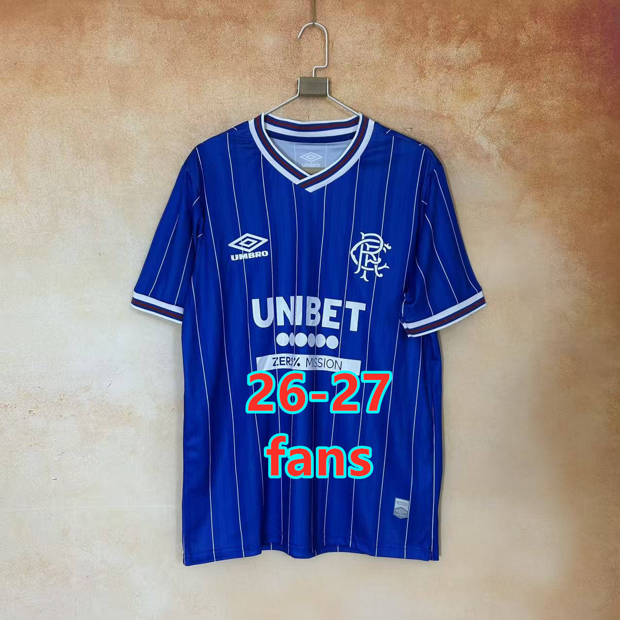 Maillot domicile Rangers 26-27 (version supporter)