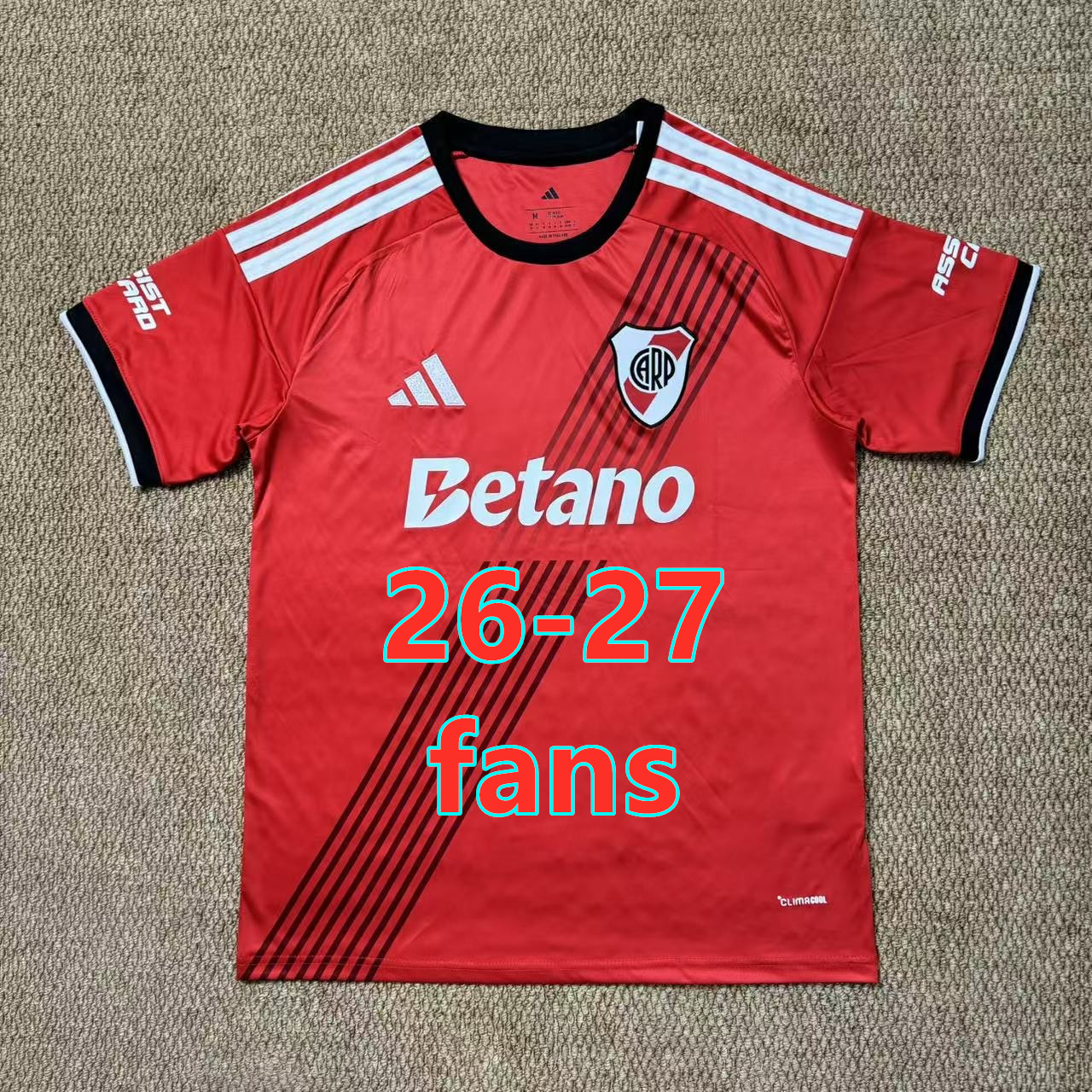Maillot third River Plate 26-27 (version supporter)