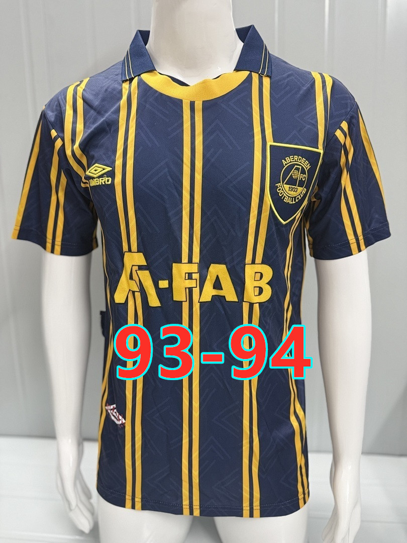 Maillot extérieur Aberdeen 93-94 rétro