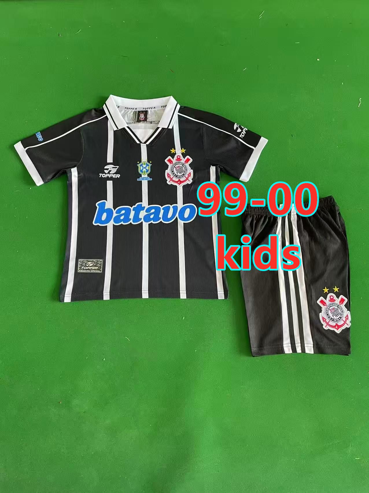Ensemble extérieur Corinthians 99-00 rétro (enfant)