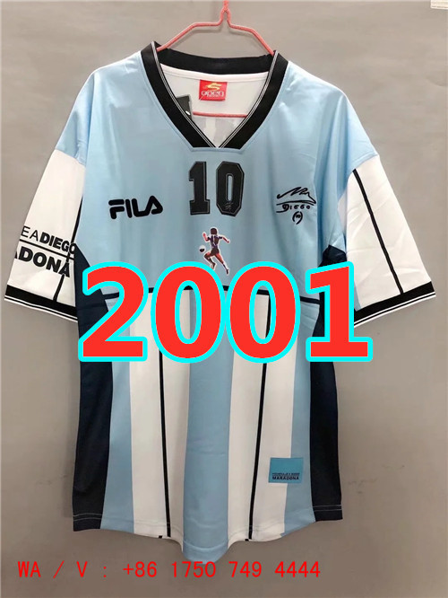 Maillot Argentine 2001 rétro