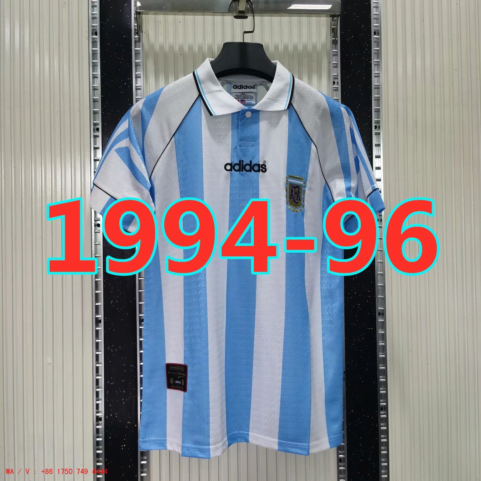 Maillot domicile Argentine 1994-96 rétro qualité TopThai