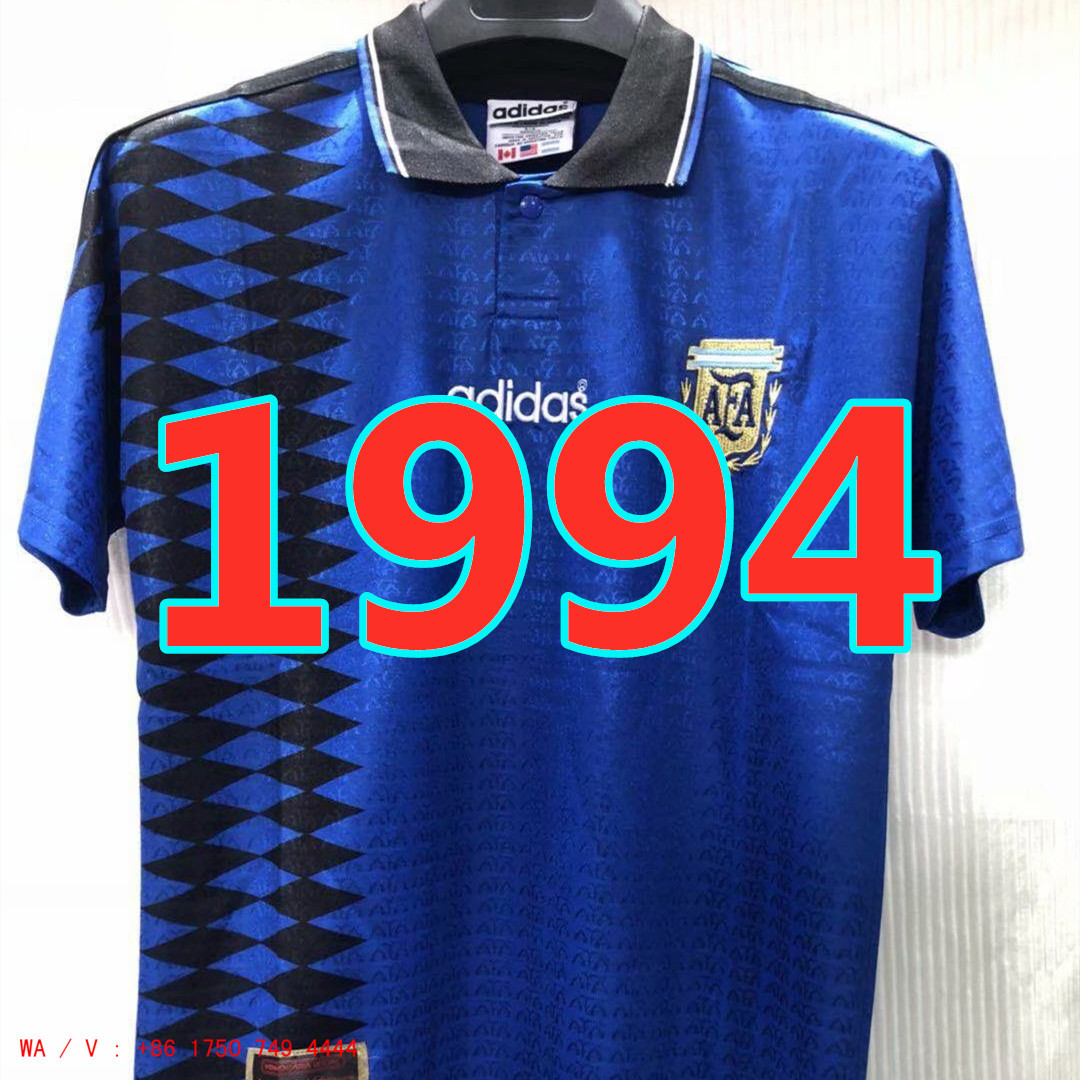 Maillot extérieur Argentine 1994 rétro qualité TopThai