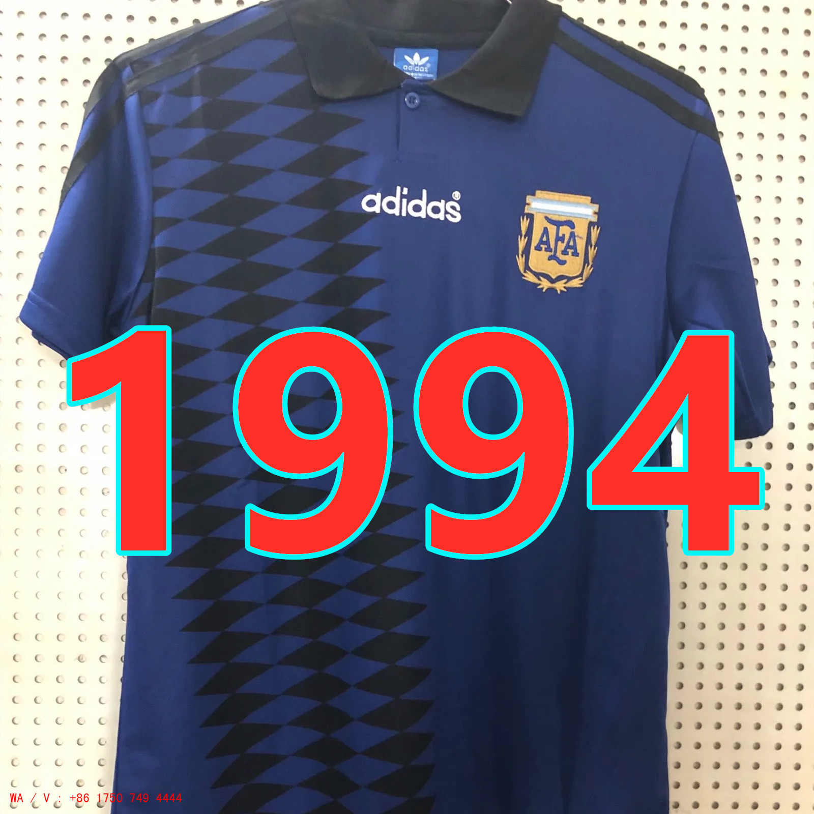 Maillot extérieur Argentine 1994 rétro qualité TopThai