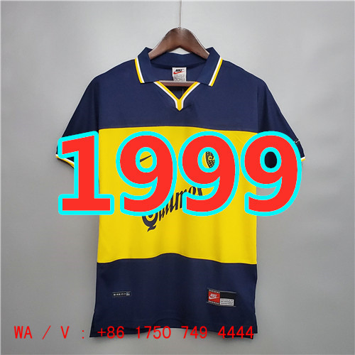 Maillot domicile Boca Juniors S-XXL 1999 rétro