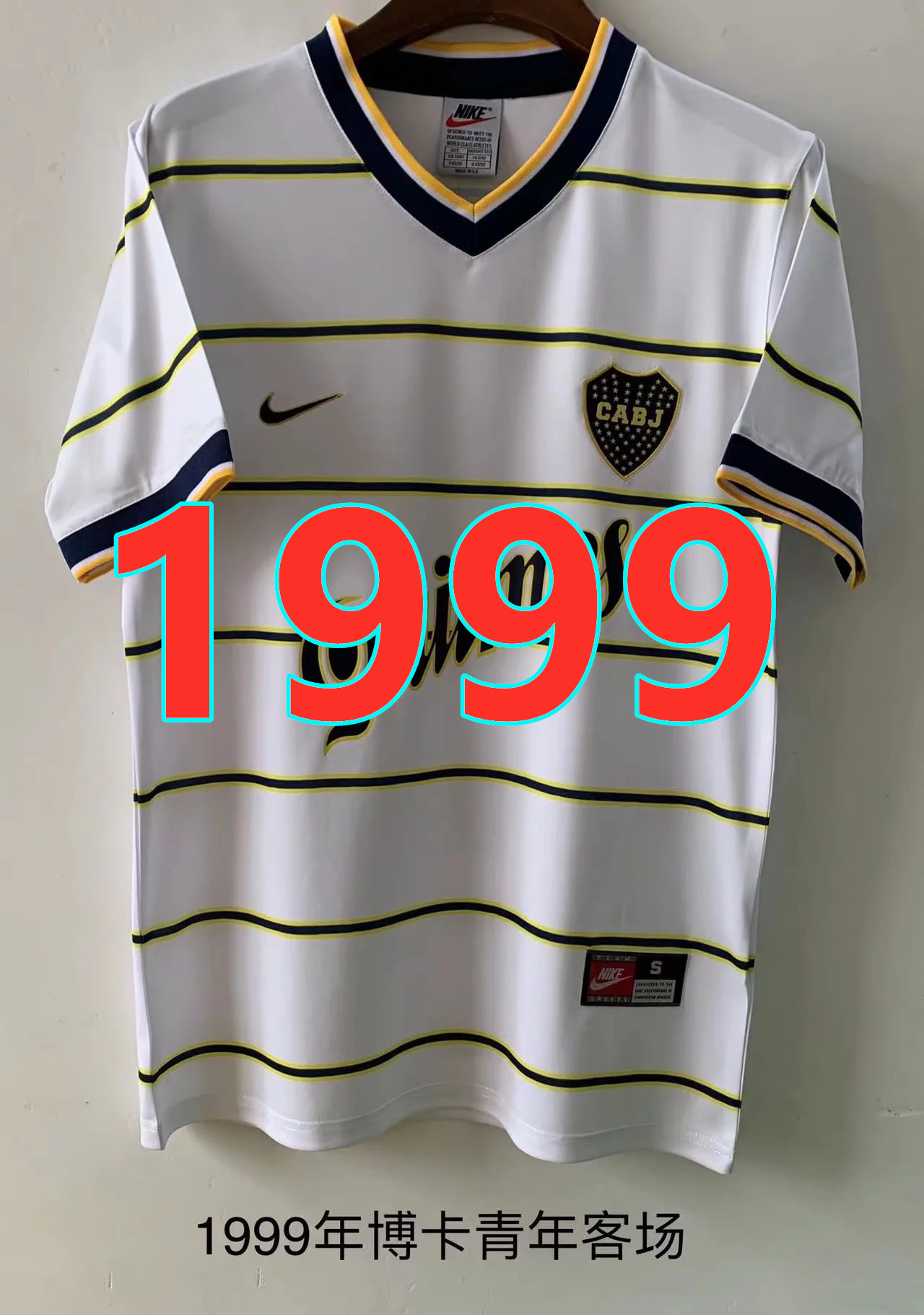 Maillot extérieur Boca Juniors S-XXL 1999 rétro