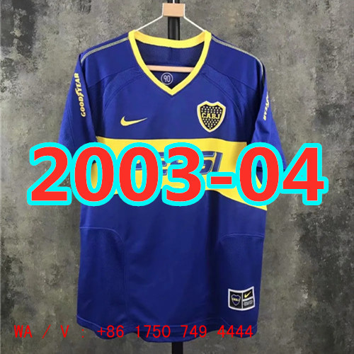 Maillot domicile Boca Juniors 2003-04 rétro
