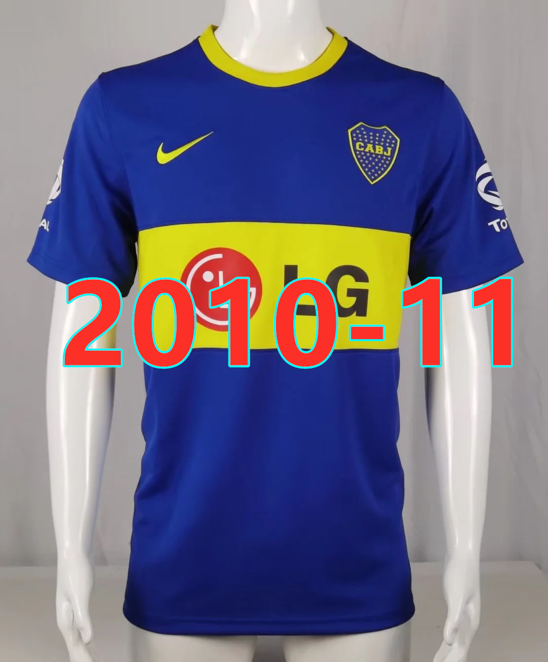 Maillot domicile Boca Juniors 2010-11 rétro