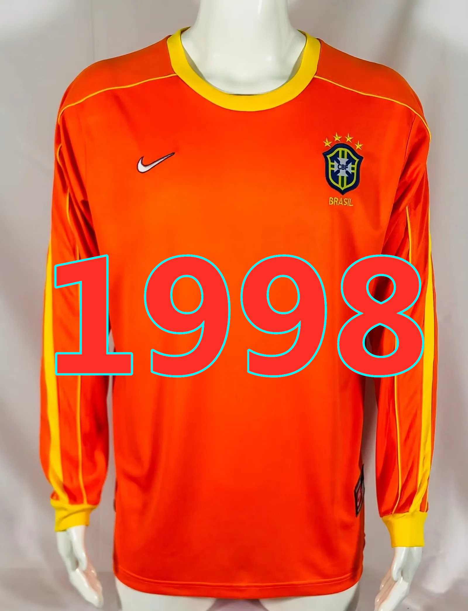 Maillot gardien Brésil 1998 rétro