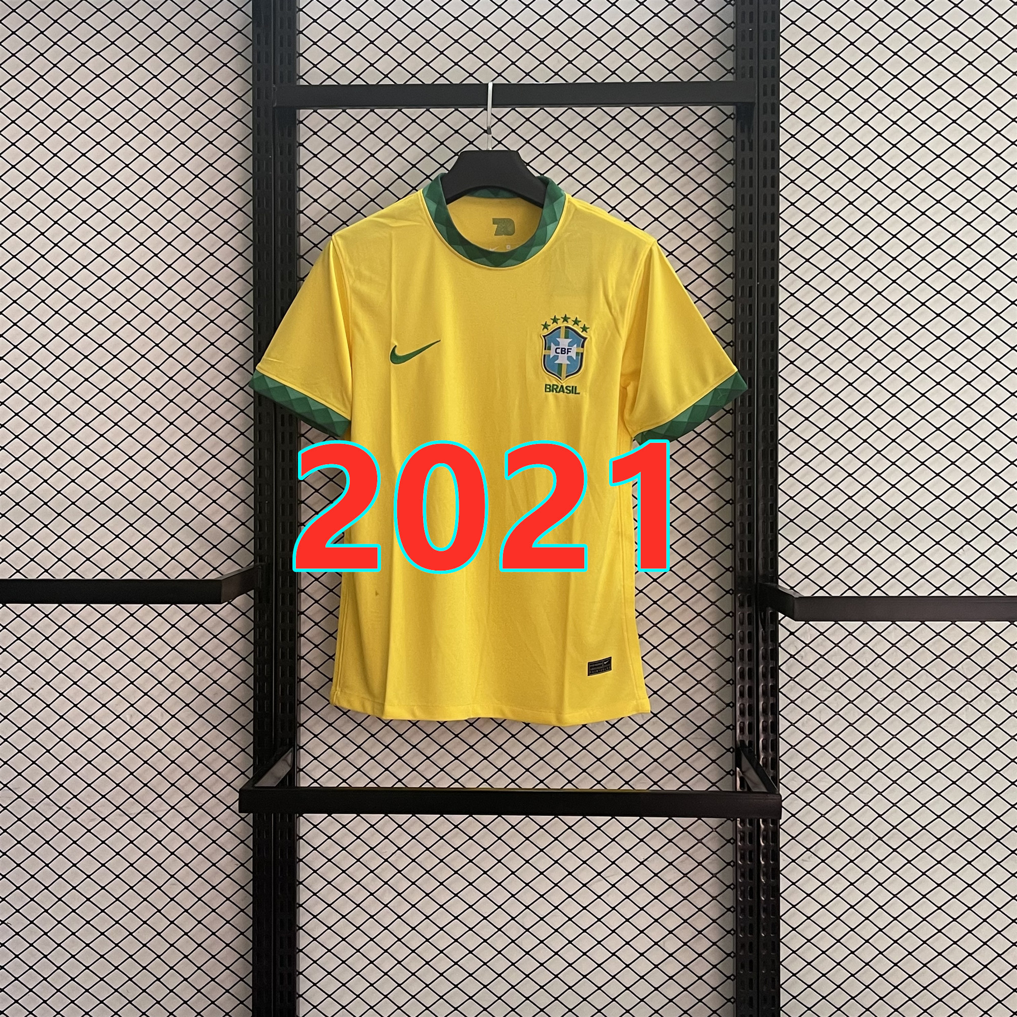 Maillot domicile Brésil 2021 rétro