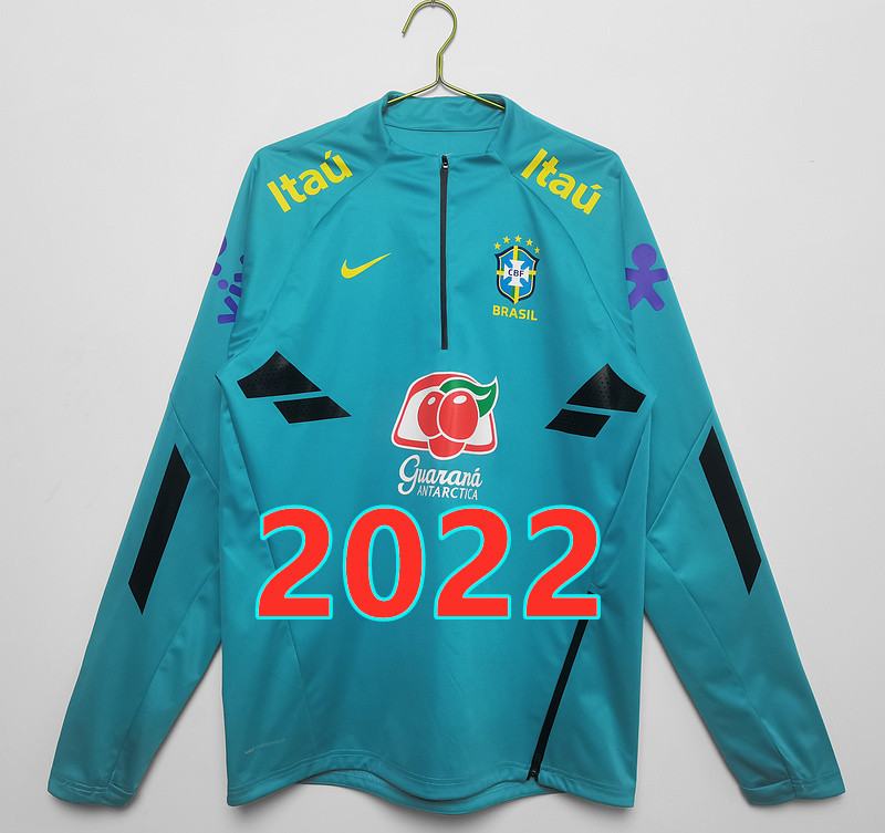 Sweat à capuche Brésil 2022 rétro