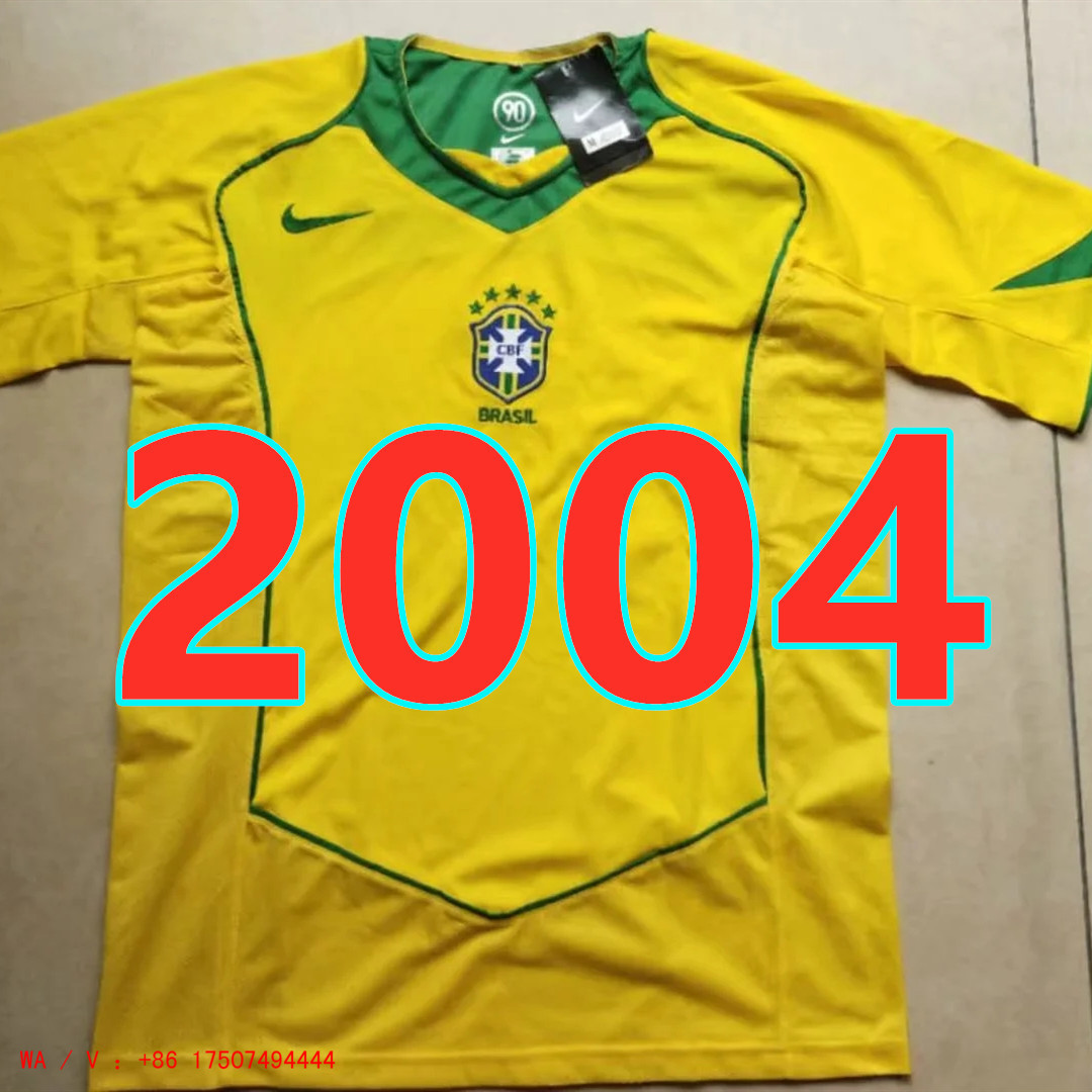 Maillot Brésil 2004 rétro qualité TopThai