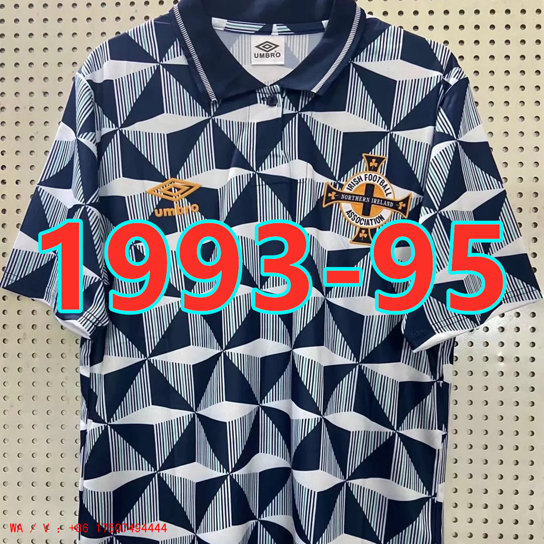 Maillot extérieur North Irlande ID:1107114832 S-2XL 1990-93 rétro qualité TopThai