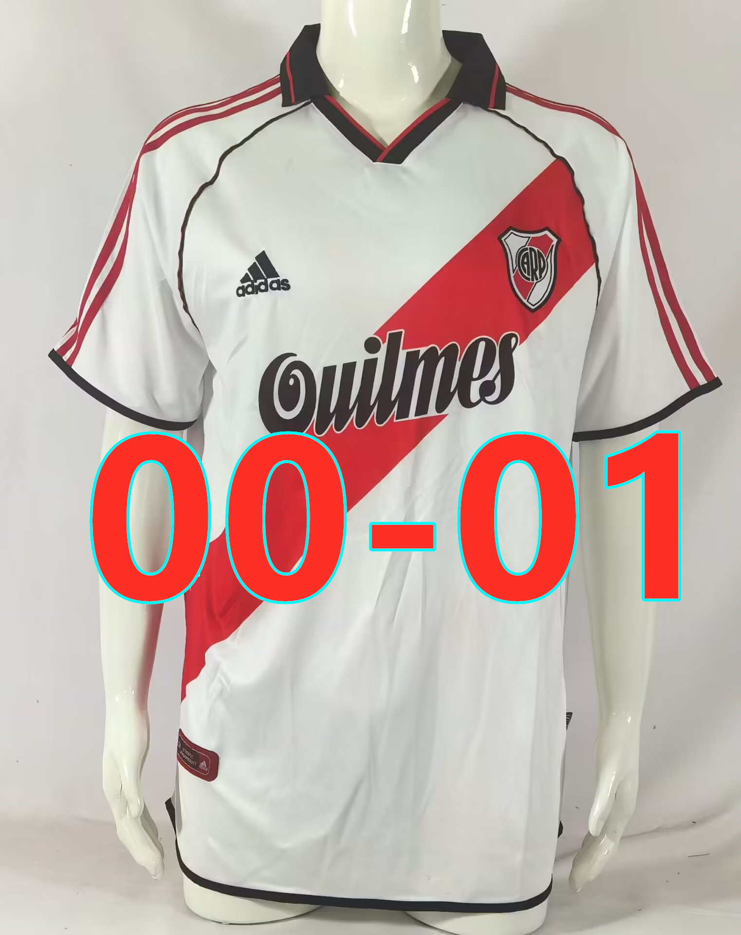 Maillot domicile River Plate 00-01 rétro