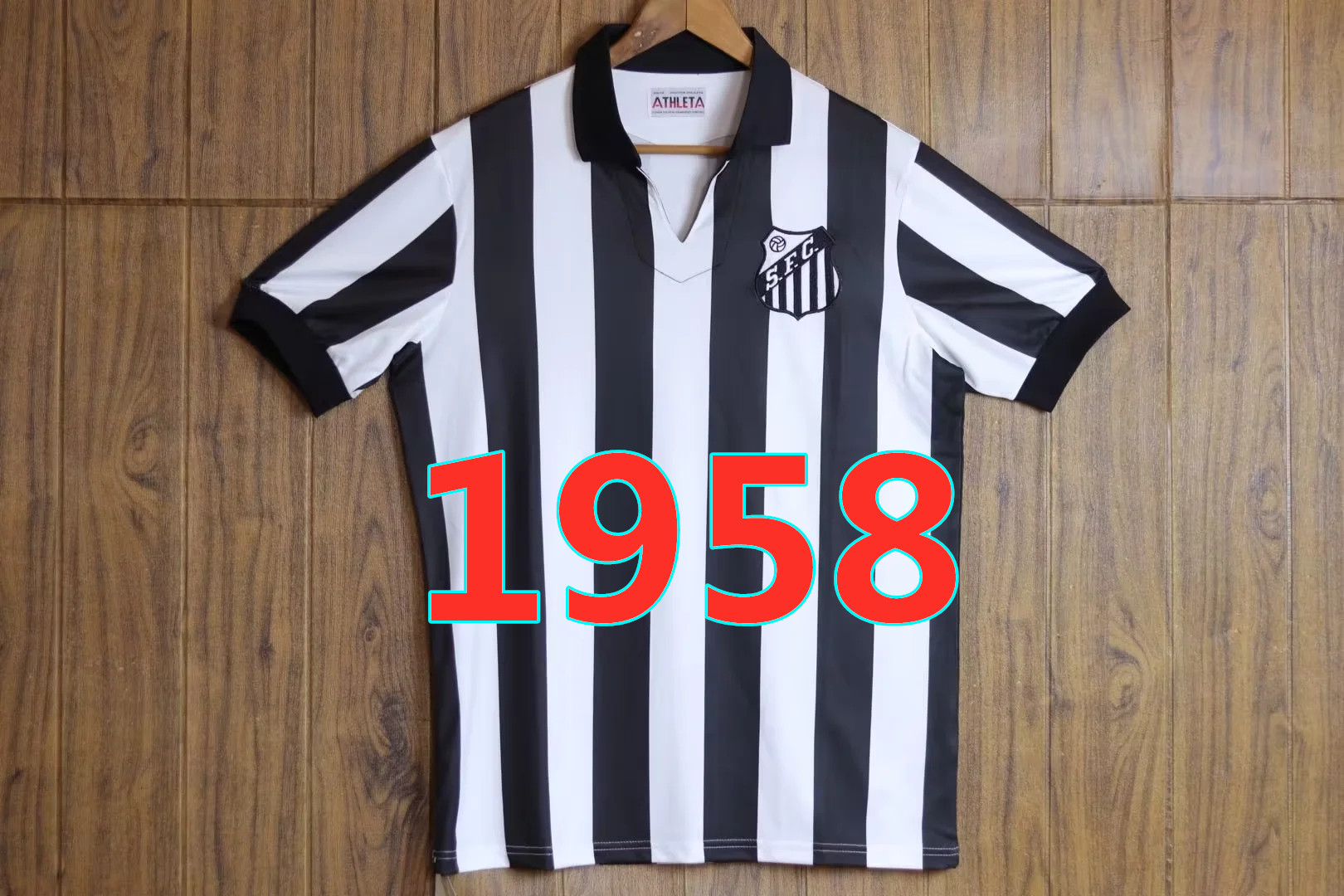 Maillot domicile Santos 1958 rétro