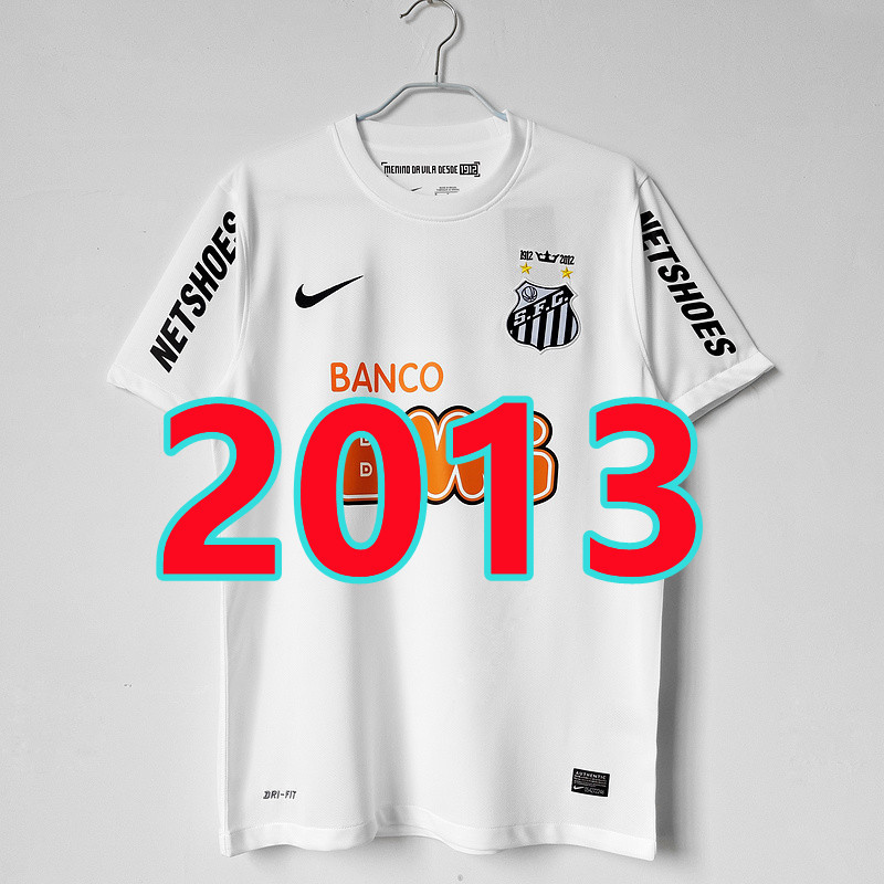 Maillot domicile Santos 2013 rétro