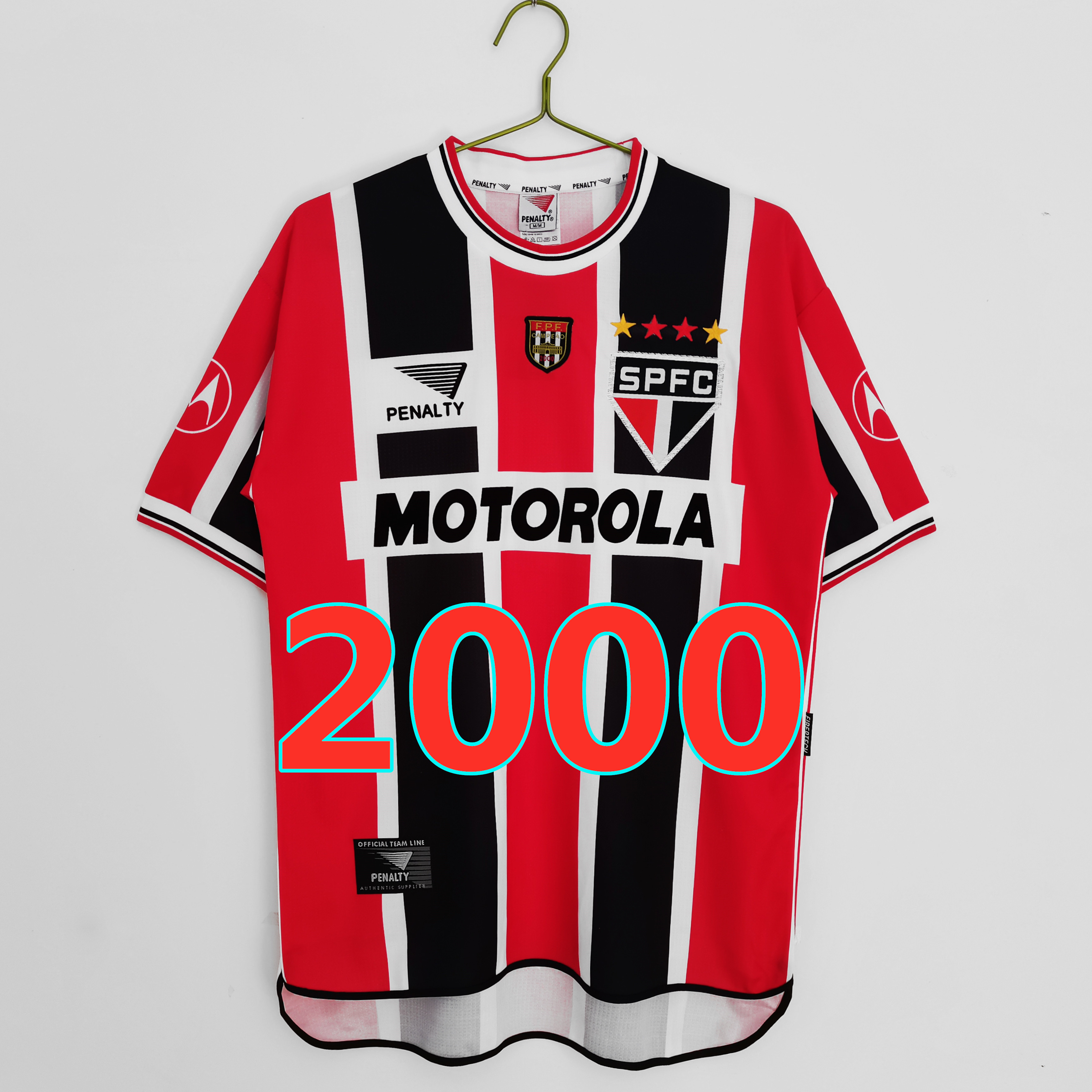 Maillot extérieur Sao Paulo 2000 rétro qualité TopThai