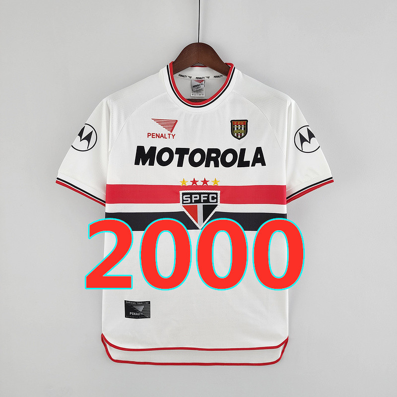 Maillot domicile Sao Paulo 2000 rétro qualité TopThai