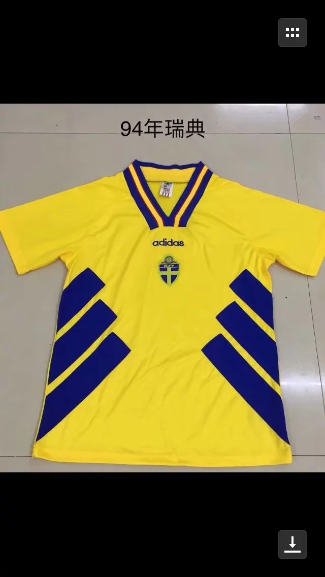 Maillot Suède 1994 rétro