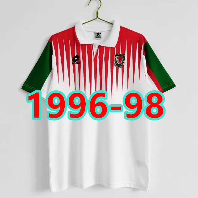Maillot extérieur Pays de Galles 1996-98 qualité TopThai rétro